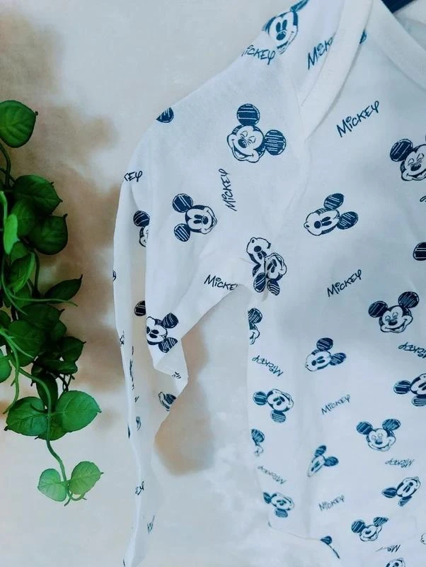 💎 Bodie blanco cabeza de Mickey •36 meses / 3 años • Disney Baby • Nuevo 💎 – photo 7